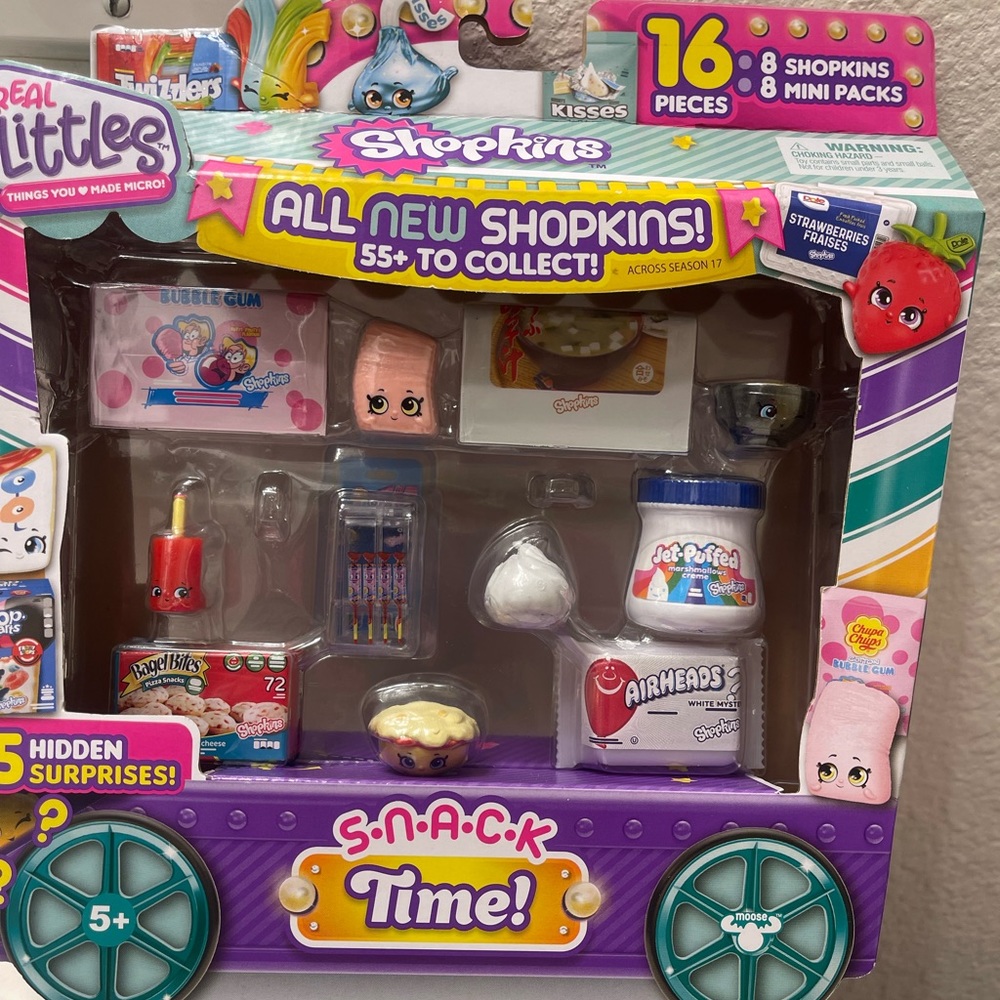 New Shopkins Real Littles Season 17-SNACK TIME -16 Pieces